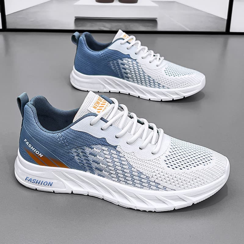 Putian sapatos masculinos primavera 2026 novo estilo malha respirável esportes casuais correndo antiderrapante resistent