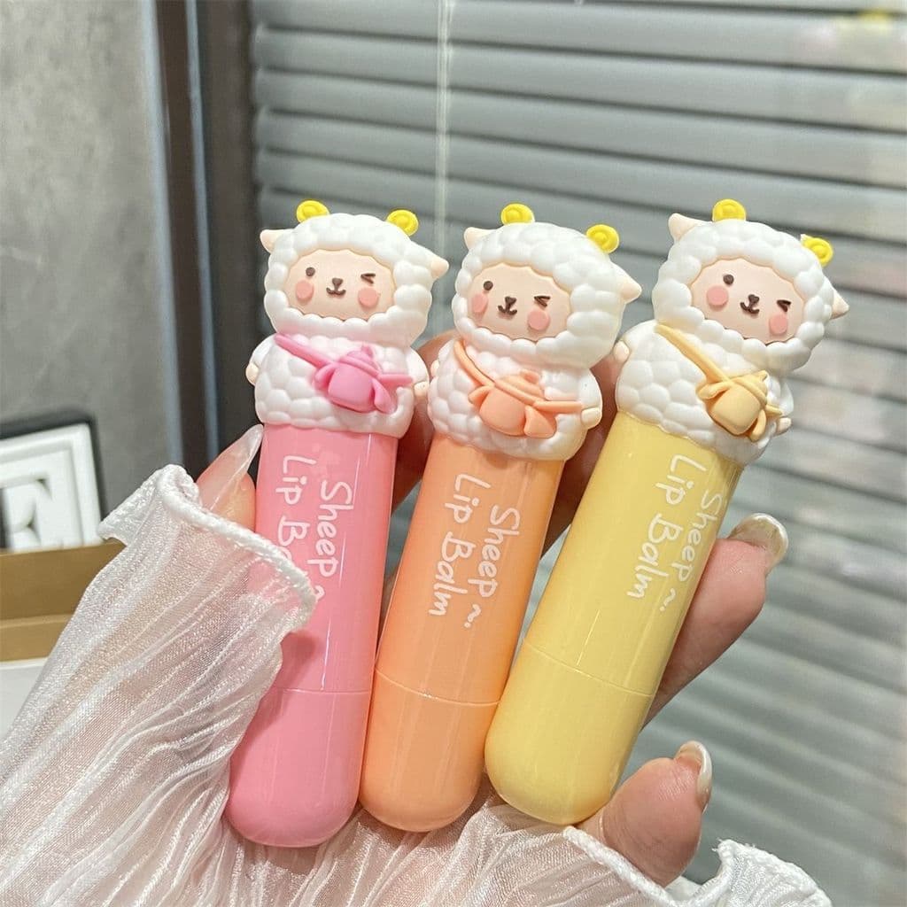 Sabor de frutas batom bonito incolor hidratante hidratante Anti-rachaduras masculino feminino estudante festa crianças b