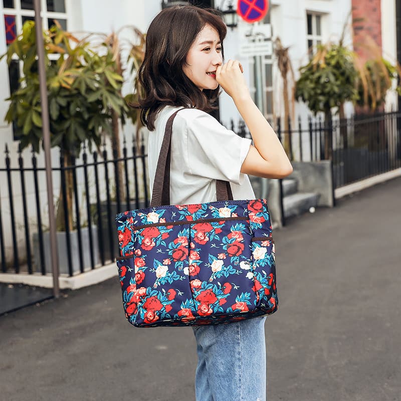 Bolsa de ombro feminina grande capacidade 2026 novo estilo versão coreana verão moda à prova dwaterproof água saco de co
