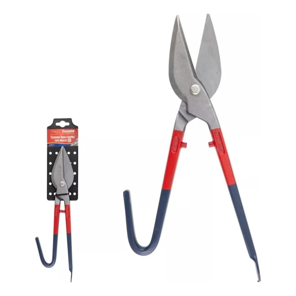Tesoura Chapa 12" Corneta Aço Inoxidável