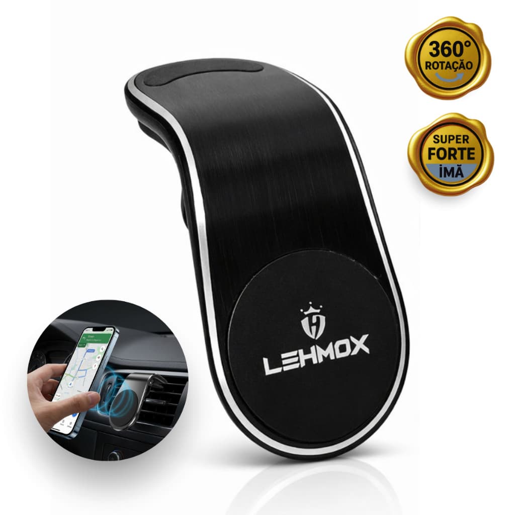 Suporte Celular Carro Magnético Universal Imã Forte com Painel 360° Veicular