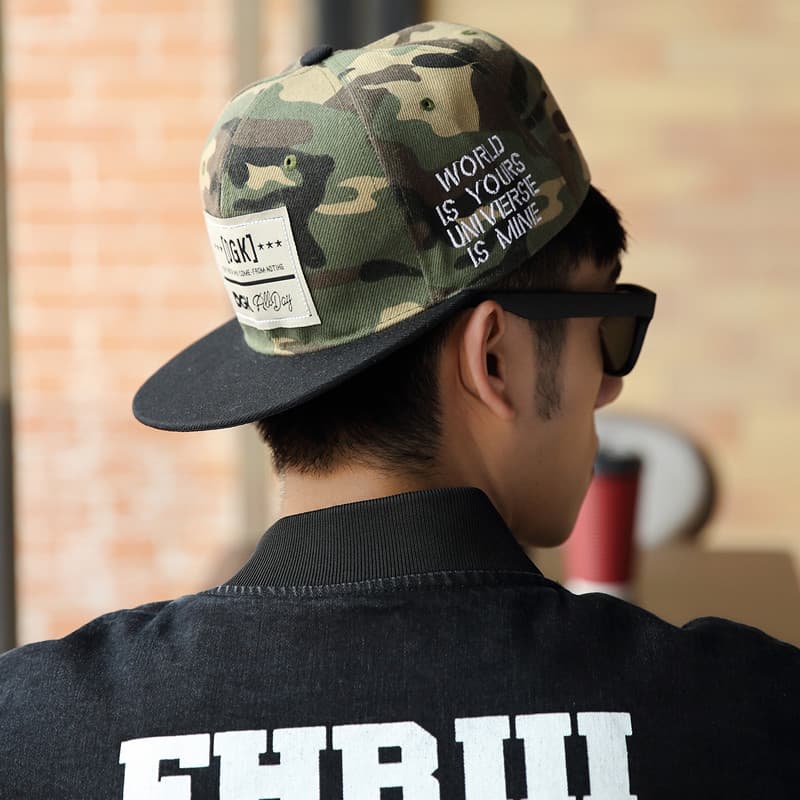 Chapéu masculino de aba plana, chapéu Hip-Hop, camuflagem masculina, roupa de rua, verão americano, hiphop, aba plana, b