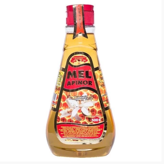 Mel Florada Laranjeira 100% Natural 500 gr Caixa c/ 12 Bisnaga
