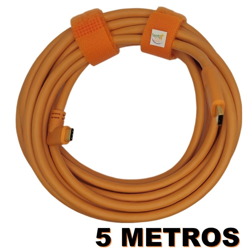 Cabo Tethering 5 Metros Tipo C / Tipo C Para Cameras Nikon