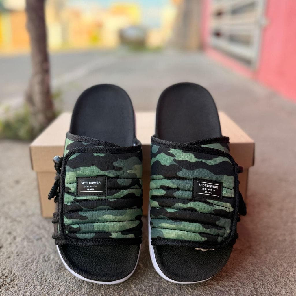 Chinelo Masculino Slide ASN Confortável Antiderrapante Sliper Casual Urbano Tendência Macio Leve Esportivo