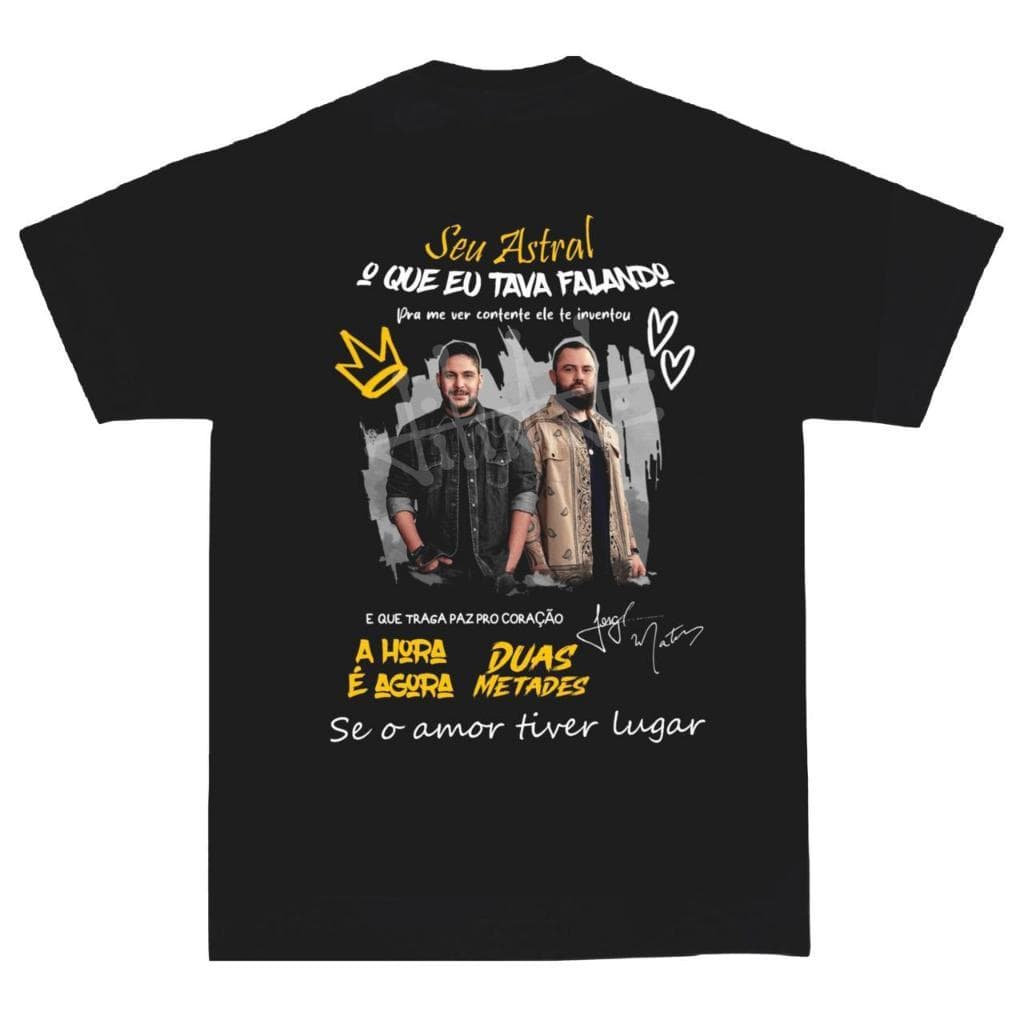 Camiseta Jorge e Mateus Personalizada