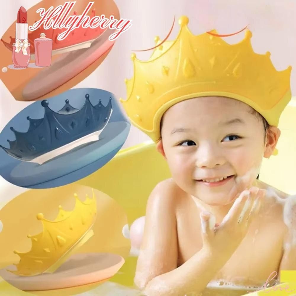 Touca De Banho Infantil HLLYHERRY , Chapéu Ajustável Para Lavagem De Cabelo , Faixa Elástica Chá De Bebê