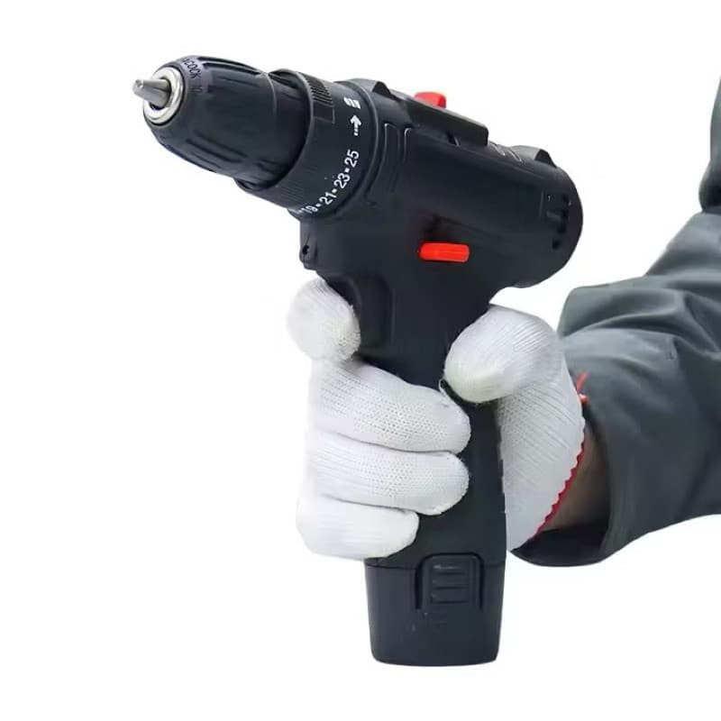 Parafusadeira Furadeira Sem Fio de 10mm 3/8 Lítio 25V Bivolt Alta Potência - Envio Imediato