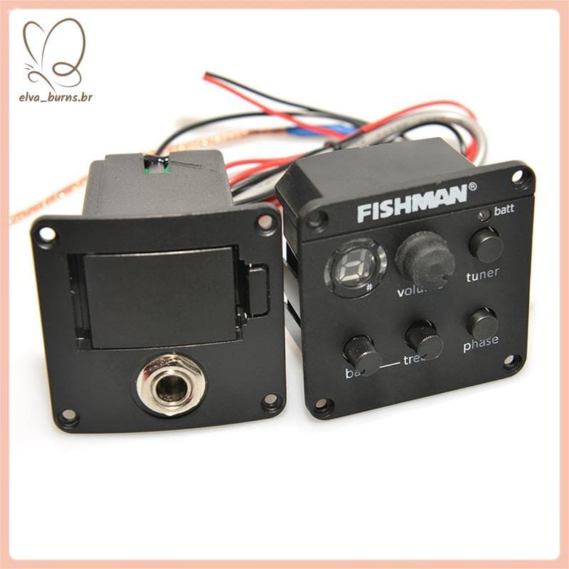 [elva_burns.br] Guitarras FISHMAN Acessórios Para Guitarra ISYS + EQ Sistema De Pré-Amplificador Captador De Acústica So
