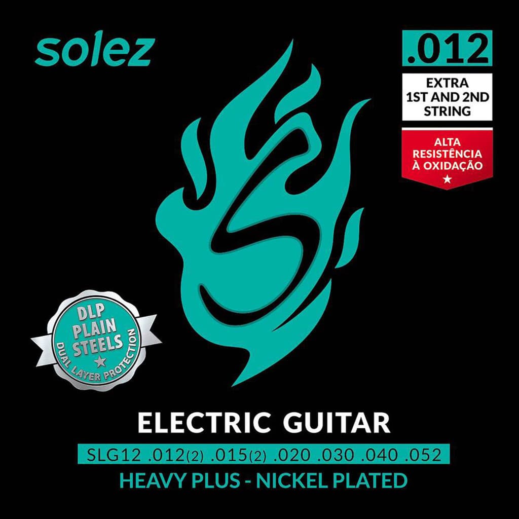 Encordoamento Guitarra .012 Heavy Solez SLG12