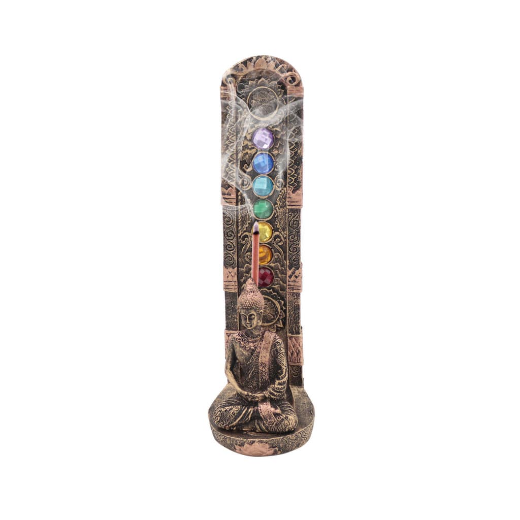Incensário Buda 7 Chakras Vertical Equilíbrio Yoga