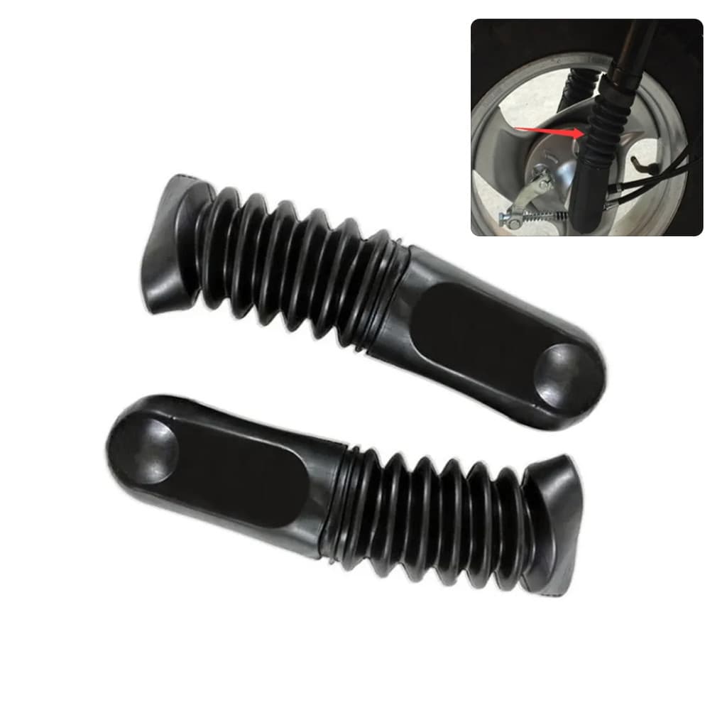 Capa De Amortecedor Dianteiro Para Motocicleta Borracha De Proteção Coifa Suspensão Dianteira P/ Yamaha Jog 50cc