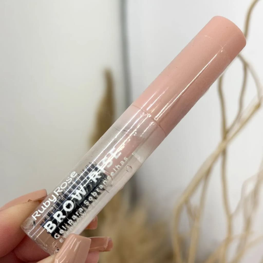 Gel para Sobrancelha Brow Rise Ruby Rose® Incolor Alta Fixação 2 em 1