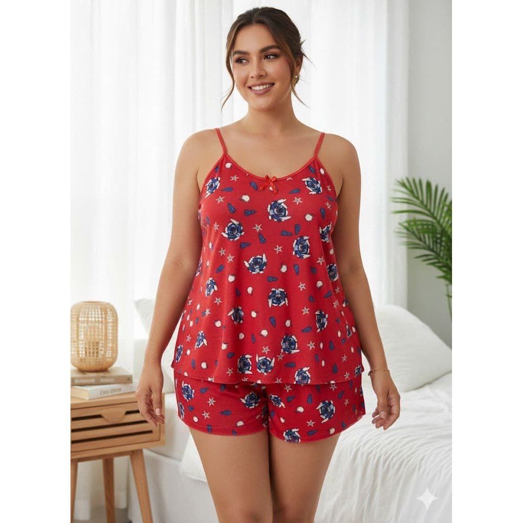 Baby Doll Plus Size Feminino pijama Confortável para Dormir