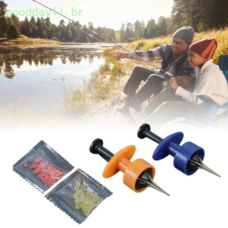 GOO Terminal Pesca Equipamento Elástico Pellet Iscas Bander Banding Grosso