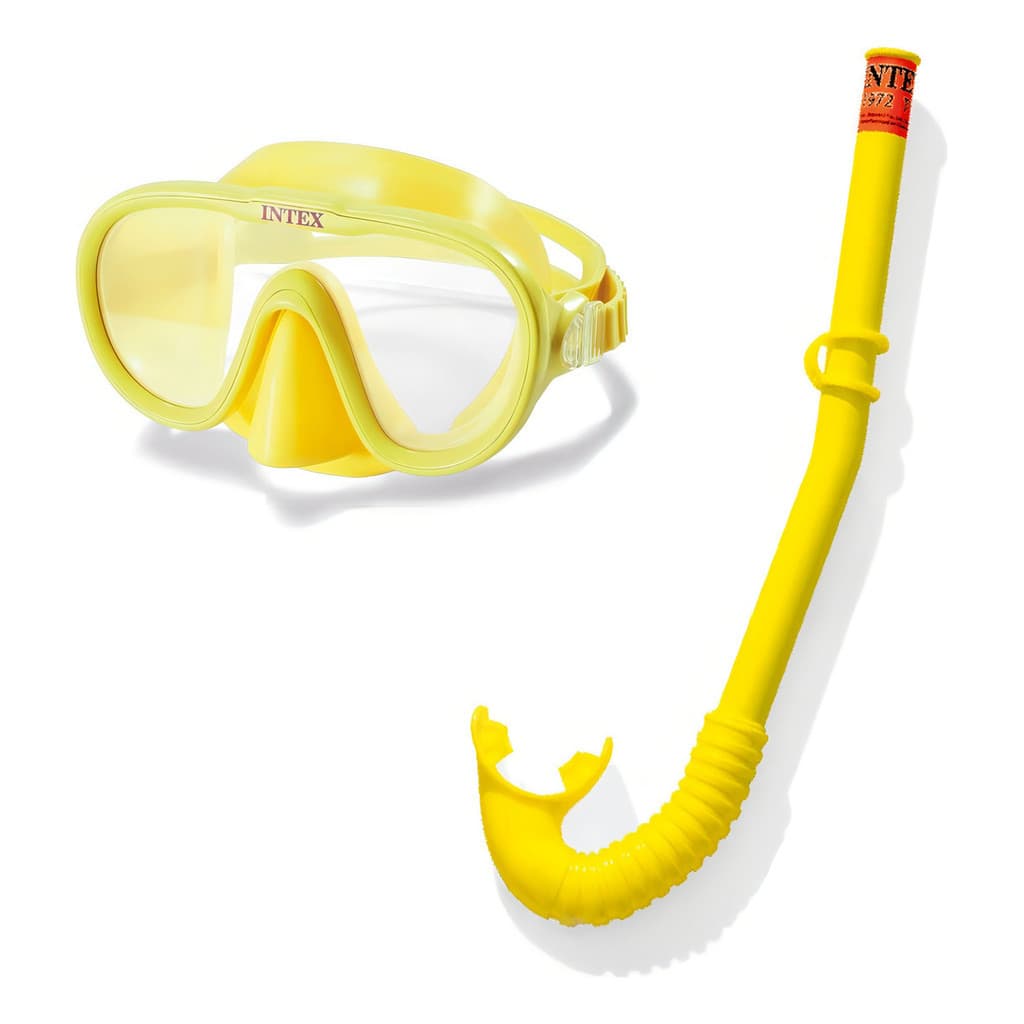 Máscara e Snorkel Intex Ideal para Mergulho