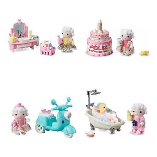 Coleção Casinha Feliz I e II Completa Ovelhinha Brinquedo - Zoop Toys