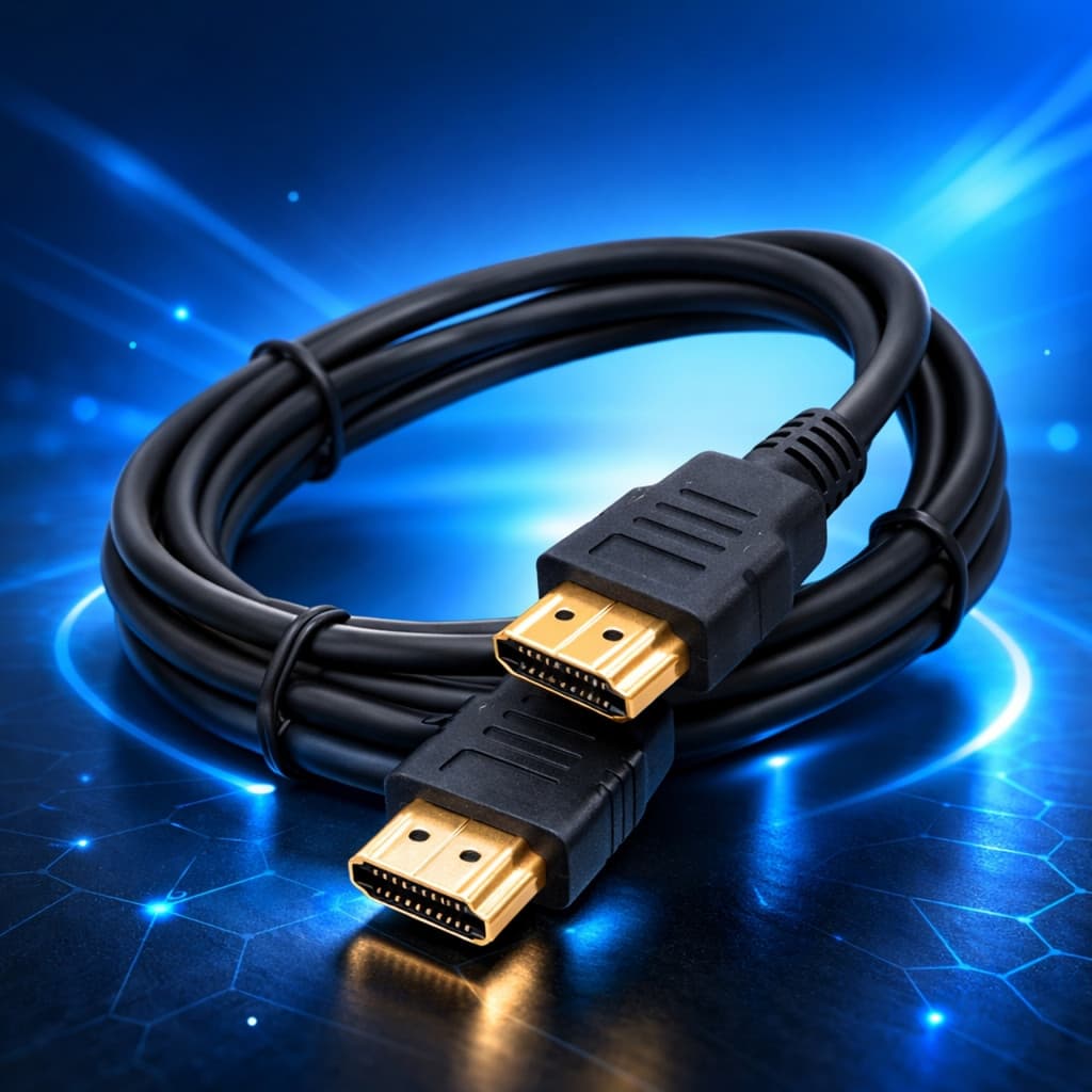 Cabo HDMI 1.8M 4K Ultra HD flexível núcleo ferrite P/ TV Vídeogame Projetor Playstation Xbox full HD
