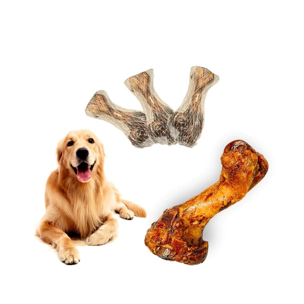 Osso Defumado Suino Natural Para Cachorros Mordedor Pet