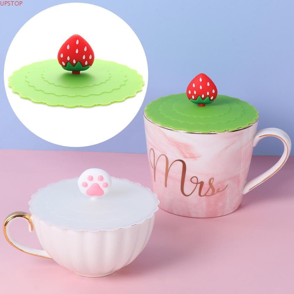 UPSTOP Silicone Cup Cover Chá Café Tampas Bonito Reutilizável À Prova De Poeira