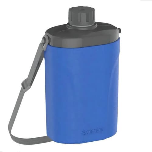 Cantil Térmico Soprano 1l Frio Ou Quente  Com Alça Ajustável Azul