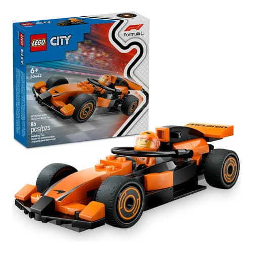 Lego Piloto De F1® Com Carro De Corrida Da Mclaren 60442 86 Lego City
