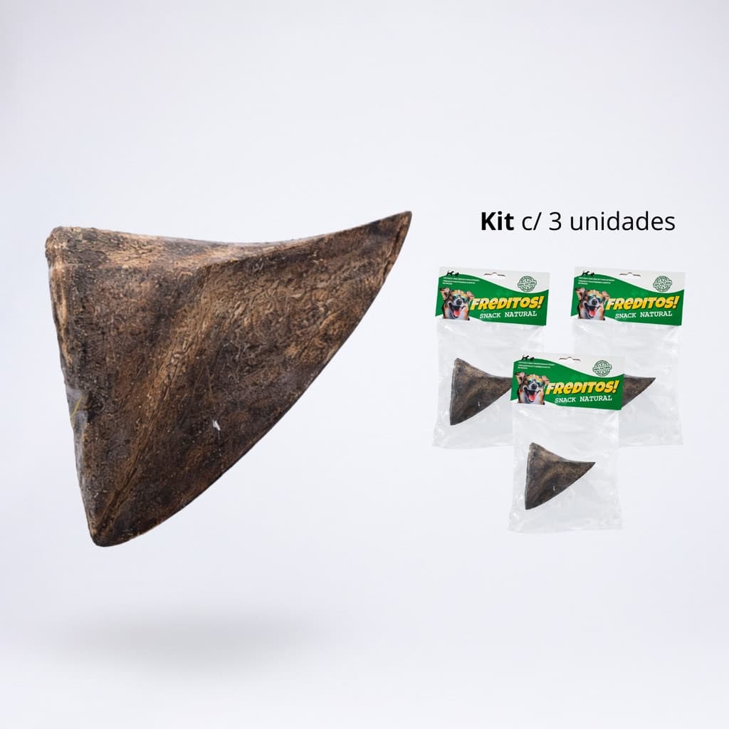 KIT 3 x -  CASCO BOVINO NATURAL