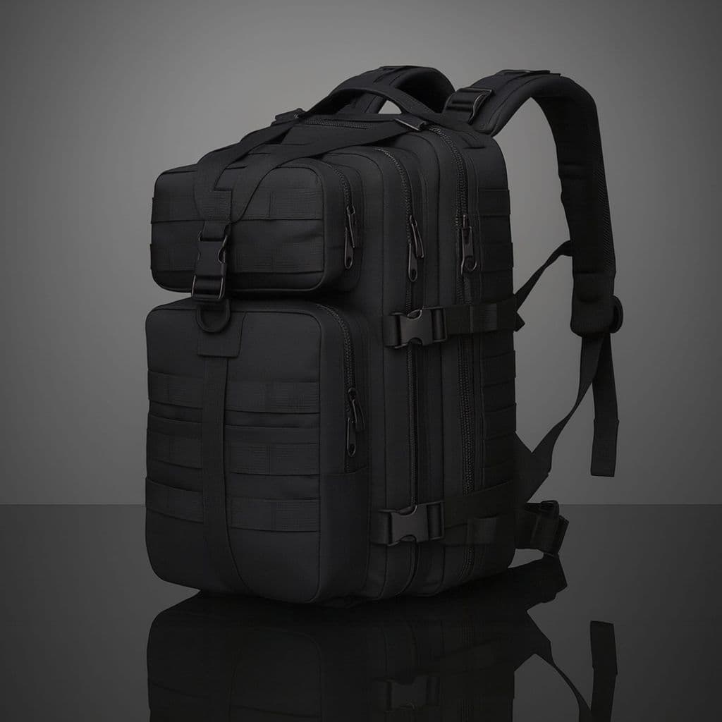Mochila Tática Militar 40L Impermeável com Molle Bolsa Reforçada Resistente para Camping, Viagem, Trilha, Casual, Grande