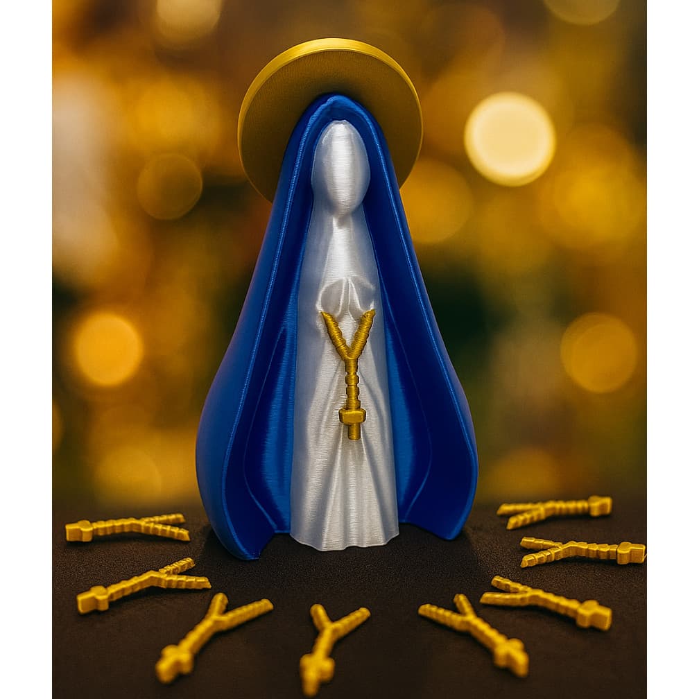 Imagem Nossa Senhora Aparecida Minimalista Moderna Decorativa