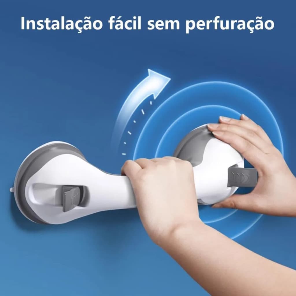 Barra De Apoio Portatil Para Idosos E Deficientes: Seguranca