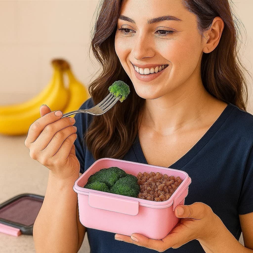 Kit saladeira talher rosa prato marmiteiro tigela pote conserva comida organização cozinha