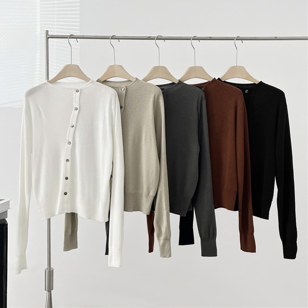 Lã misturada Diagonal cardigan de manga comprida malhas cardigan feminino outono novo estilo meia gola alta estilo corea