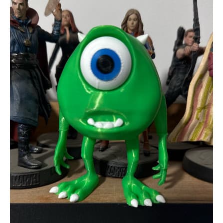 Mike Wazowski 12cm Decorativo em Impressão 3D – Monstros S.A.