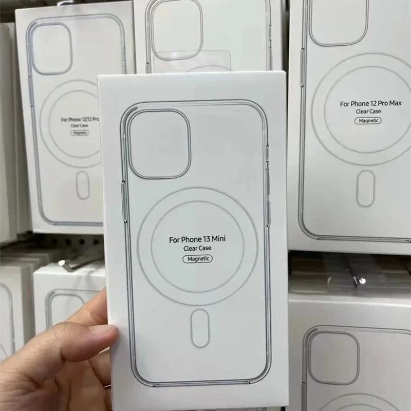 Capa Macsafe Original Transparente Para Magsafe IPhone 14 Plus 13 15 16 Pro Max 17 Air 12 Mini 16Pro i17 IPones Mac De A