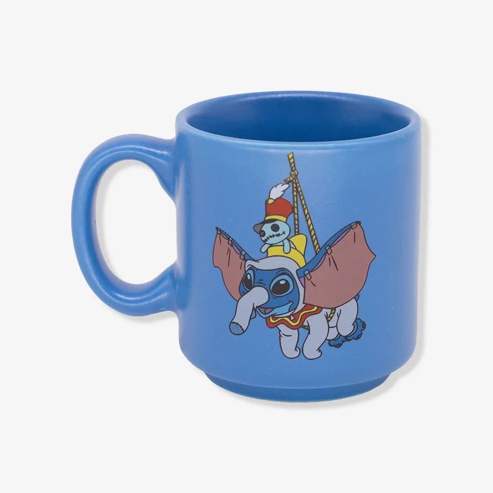 Caneca Mini Tina Cerâmica 100ml Stitch Dumbo