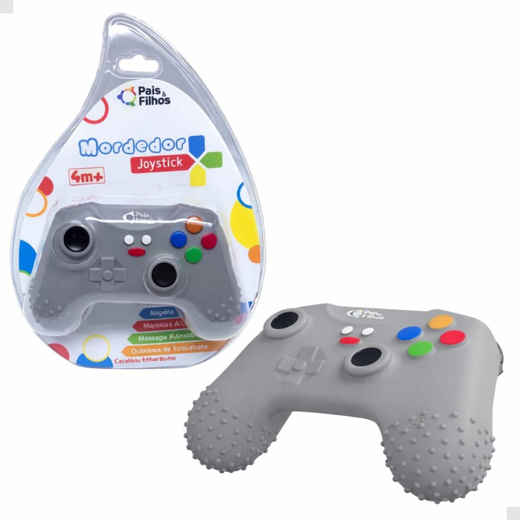 Mordedor Macio Controle Video Game Joystick Pais e Filhos