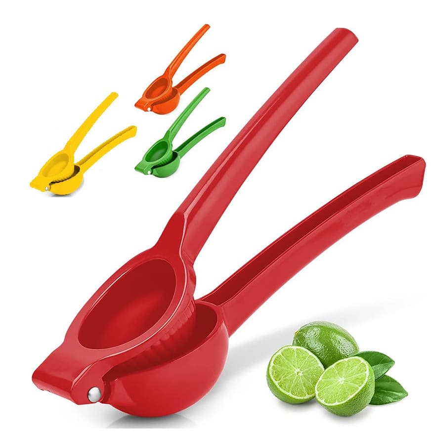 Espremedor de Suco Alumínio 22cm Manual Profissional Limão Laranja Resistente Premium