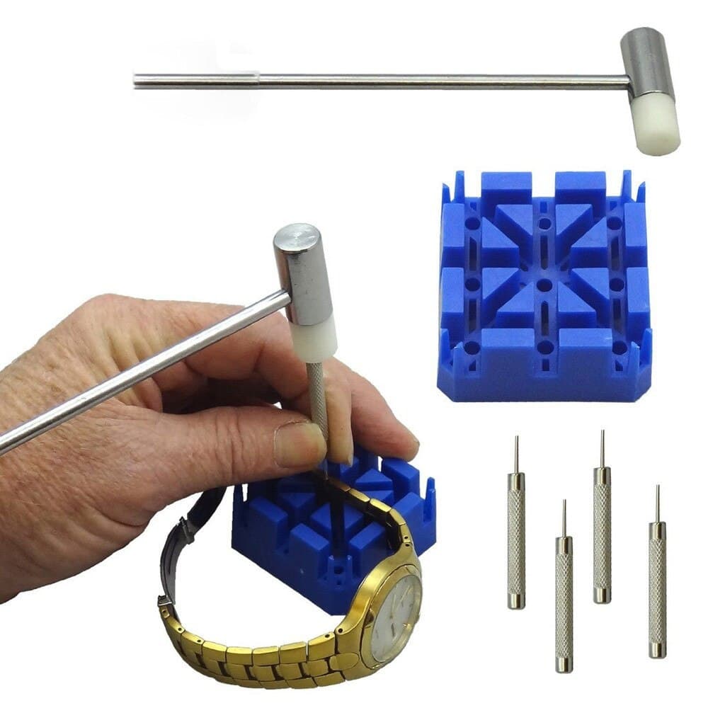 Base E Ponteiras Para Diminuir Pulseira Dde relogios +martelinho