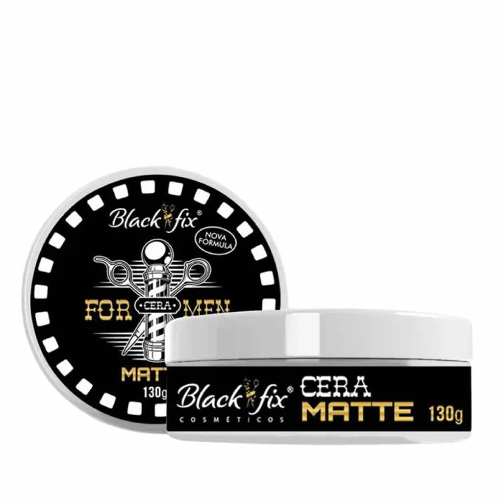 Cera Modeladora Black Fix 130g Cera Efeito Matte BlackFix