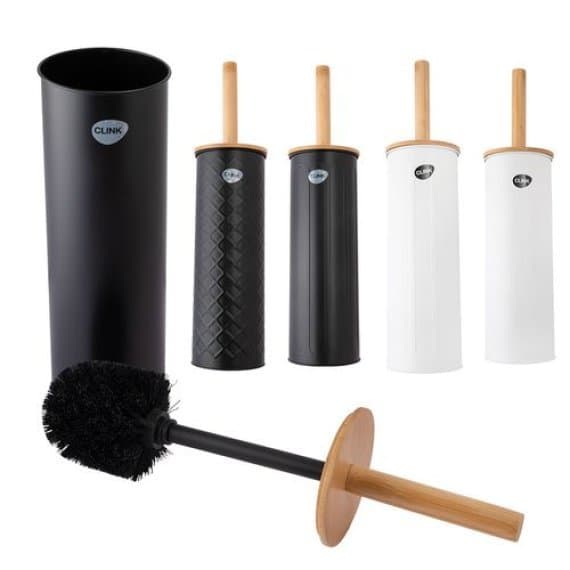 Escova Sanitária Limpeza Vaso Sanitário Privada Moderna Multiuso Higiênica Aço Inox C/ Suporte