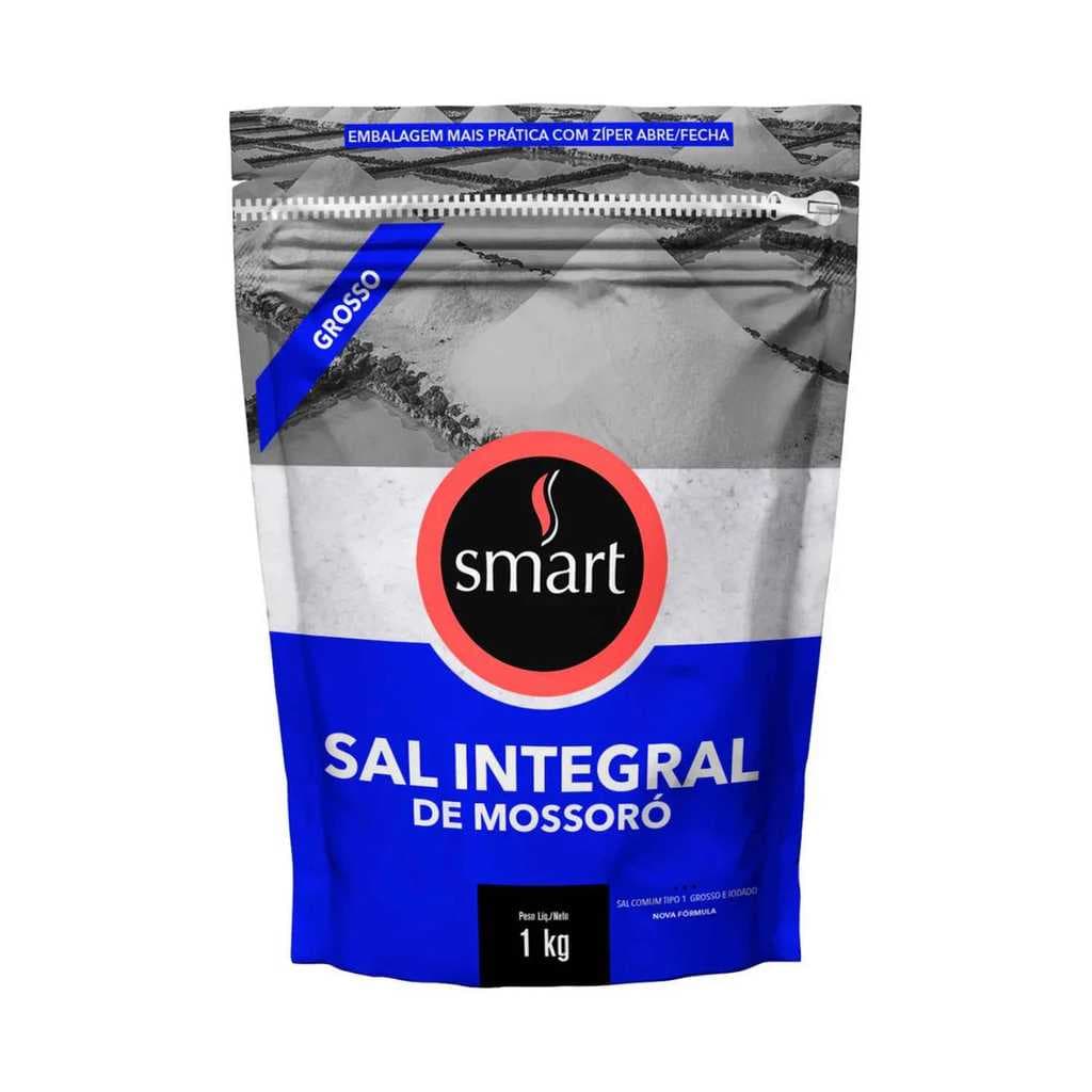 Sal Marinho De Mossoró Integral Grosso - Smart 1kg