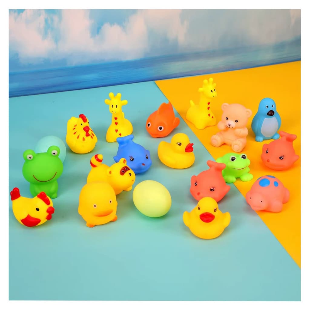 Brinquedo de Banho para Bebês com Manual com Animais, Presente de Natal para Crianças.