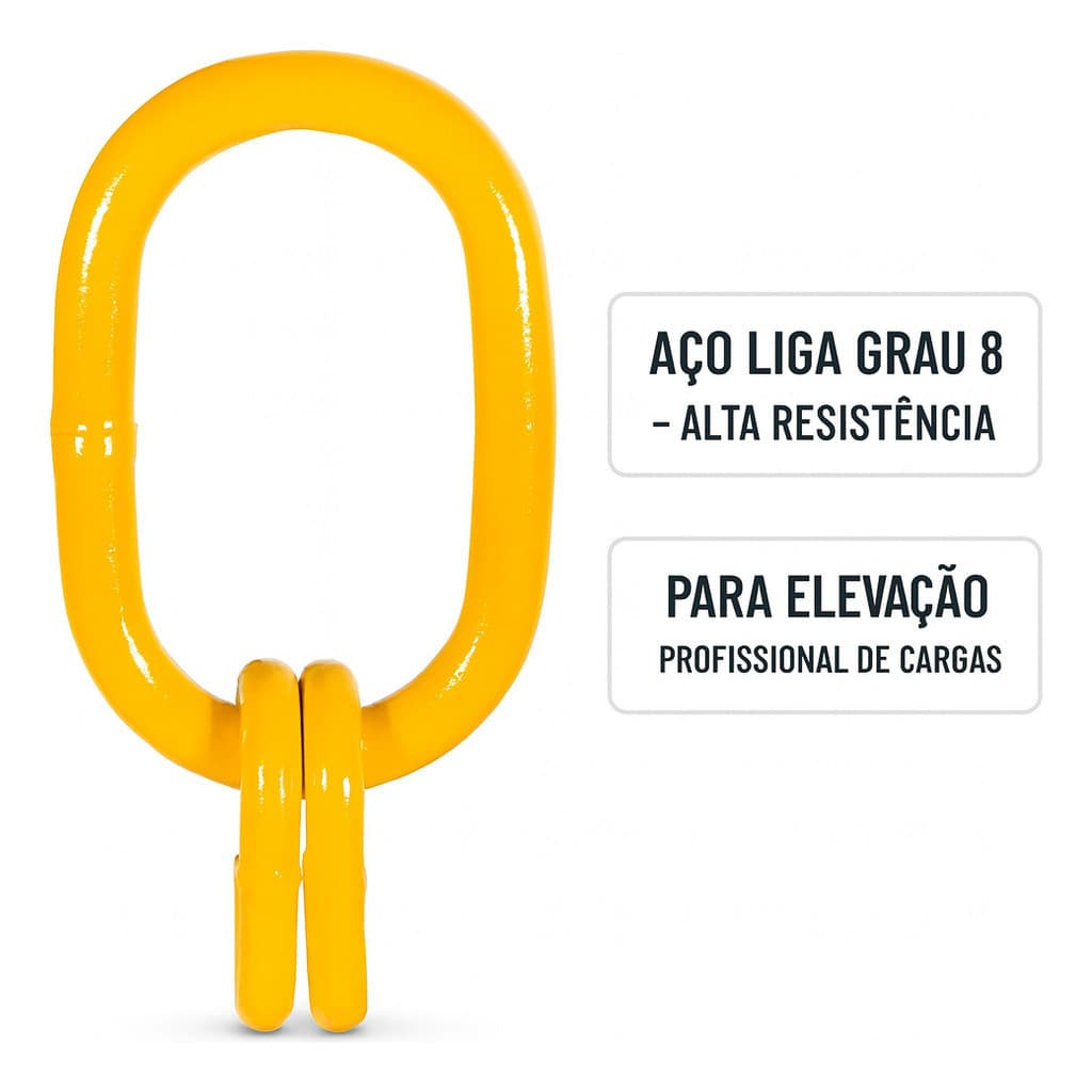 Anel De Carga 18mm Grau 8 Com Subelos Para Linga