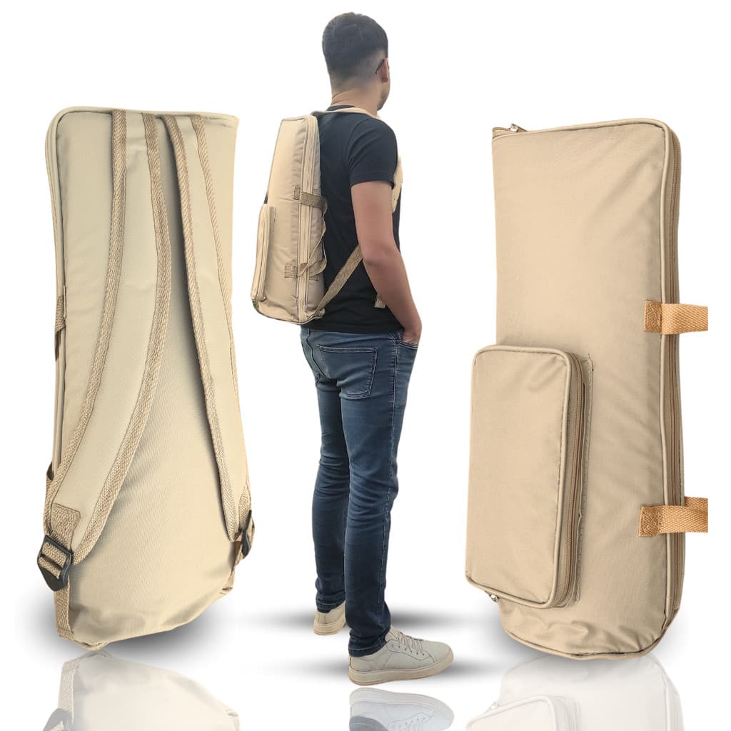 Capa Bag Super Luxo para Trompete Estojo Mochila Acolchoado