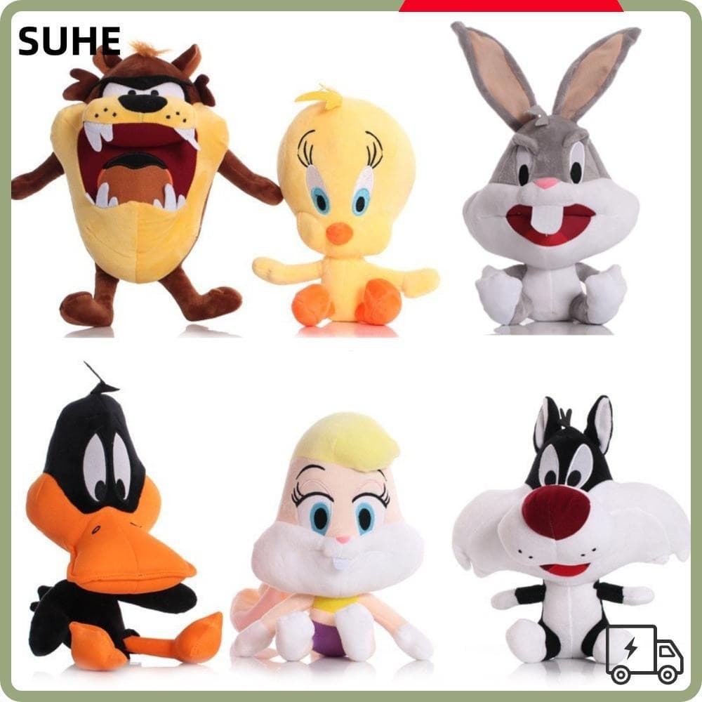 LUCKY-SUHE Travesseiro De Pelúcia, Bugs Bunny Bonito Menina Boneca Presente, alta Qualidade Soft Cartoon Personagens Bon