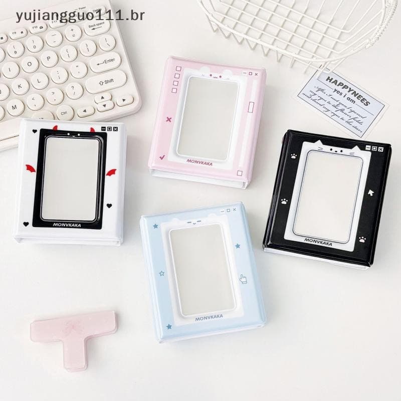# Novo Versão Coreana Do Ins Wind Pixel Pacote De Cartões De Envelope Fofo De Desenho Animado Um Livro Grade De Armazena