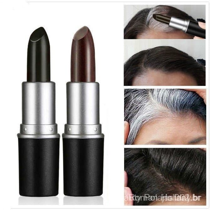 Caneta De Tintura Temporária De Longa Duração/Cor De Cabelo Branco