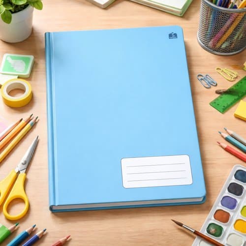 Caderno Universitario Costurado 96 Folhas Azul Organizador Escolar Estudo Anotacoes Faculdade
