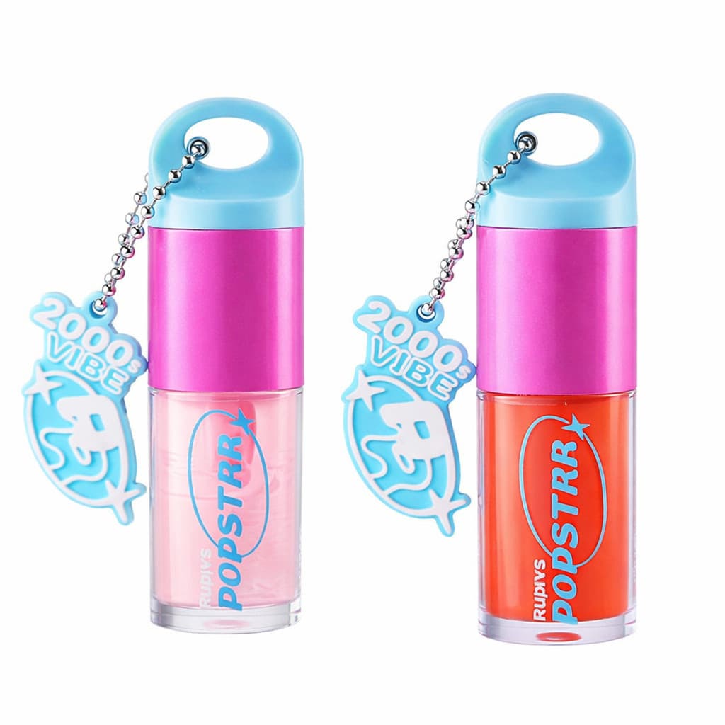 Lip Oil Gimme Bling Popstar Hidratante Chaveiro Ruby Rose