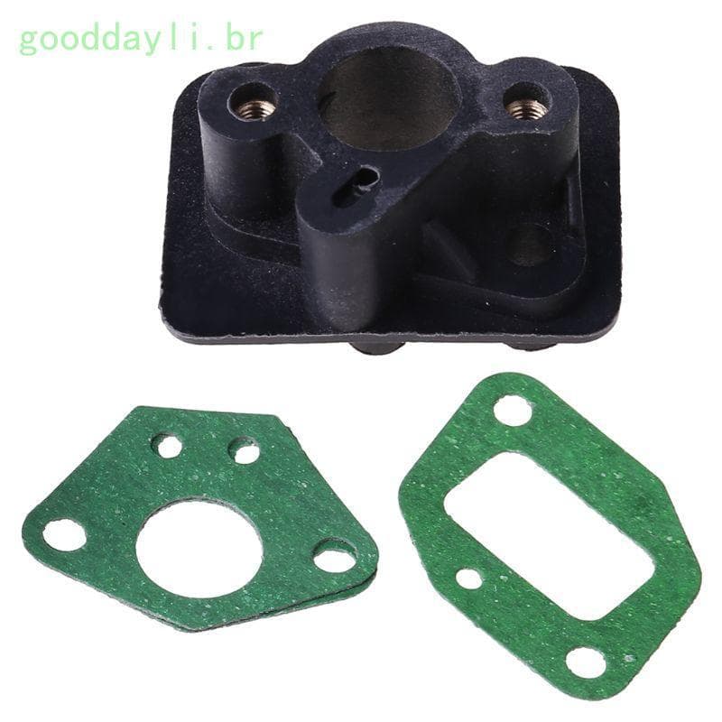 GOO 2 Pcs 43CC 40-5 52CC Cortador Escova Coletor Admissão Conector Da Base Do Carburador
